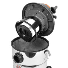 Строительный пылесос Daewoo DAVC 2514S 1400 Вт 25 л - фото 3