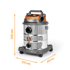 Строительный пылесос Daewoo DAVC 2514S 1400 Вт 25 л - фото 2