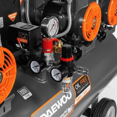 Компрессор безмасляный Daewoo DAC 1000S 120 л 6,4 кВт - фото 9