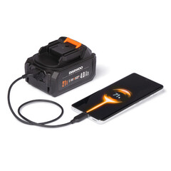 Перфоратор аккумуляторный Daewoo DAH 2821Li SET 21 В 2 Дж 4 Ач Li-Ion SDS-plus 1 АКБ и ЗУ - фото 4