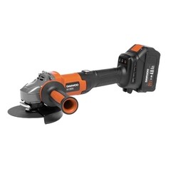 Шлифмашина угловая аккумуляторная Daewoo Dag 2521Li Set 21 В 4Ач Li-Ion d125 мм 1 АКБ и ЗУ - фото 1