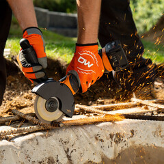 Шлифмашина угловая аккумуляторная Daewoo Dag 3021Li Set 21 В 4Ач Li-Ion d125 мм 1 АКБ и ЗУ - фото 15