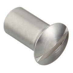 Гайка Эриксона M8 полупотайная головка прямой шлиц (1 шт.) - фото 2