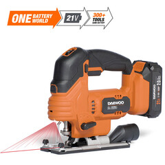 Лобзик аккумуляторный Daewoo DAJ 2221Li SET 21 В Li-Ion 1 АКБ и ЗУ - фото 14