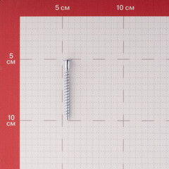 Стяжка шурупная оцинкованная 5х50 мм потайная головка PZ3 (20 шт.) - фото 3