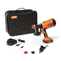 Краскопульт аккумуляторный Daewoo DAPS 1121Li SET 21 В 1,2 л 2,5 Ач Li-lon с 1 АКБ и ЗУ - фото 17