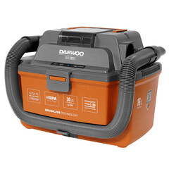 Строительный пылесос аккумуляторный Daewoo DAVC 1621Li SET 200 Вт 21 В 16 л Li-Ion 1 АКБ и ЗУ