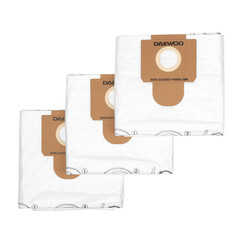 Мешок для пылесоса Daewoo К моделям DAVC 6025S/6030S синтетическая ткань для сухой уборки (3 шт.) (DAVC 60TB) - фото 1