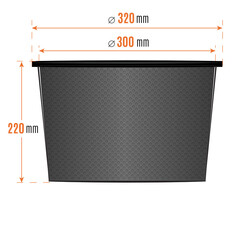 Мешок для пылесоса Daewoo К моделям DAVC 2514S/2516S/2014S синтетическая ткань для сухой уборки (DAVC 25PF) - фото 2