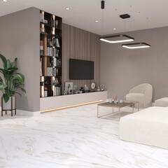 Керамогранит Lavelly Calacatta Imperia белый матовый 1600x800x8,8 мм (2 шт.=2,56 кв.м) - фото 2