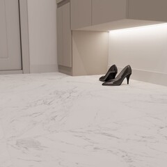 Керамогранит Lavelly Statuario Savona белый матовый 600x600x8,2 мм (4 шт.=1,44 кв.м) - фото 3