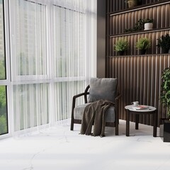 Керамогранит Lavelly Carrara Antico белый матовый 800x800x8,5 мм (3 шт.=1,92 кв.м) - фото 2