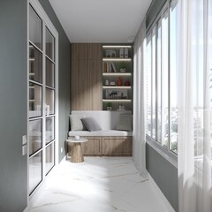 Керамогранит Lavelly Calacatta Toscana белый матовый 800x800x8,5 мм (3 шт.=1,92 кв.м) - фото 2