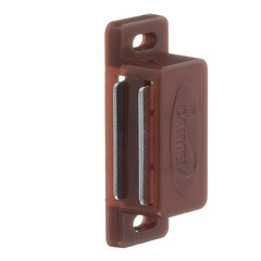 Защелка магнитная 46х15 мм коричневая (2 шт.) - фото 2
