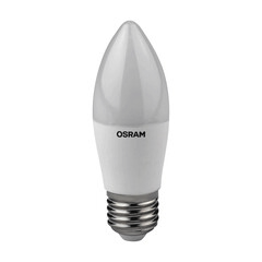 Лампа светодиодная Osram E27 4000К 9 Вт 806 Лм 170-250 В свеча В75 матовая - фото 1
