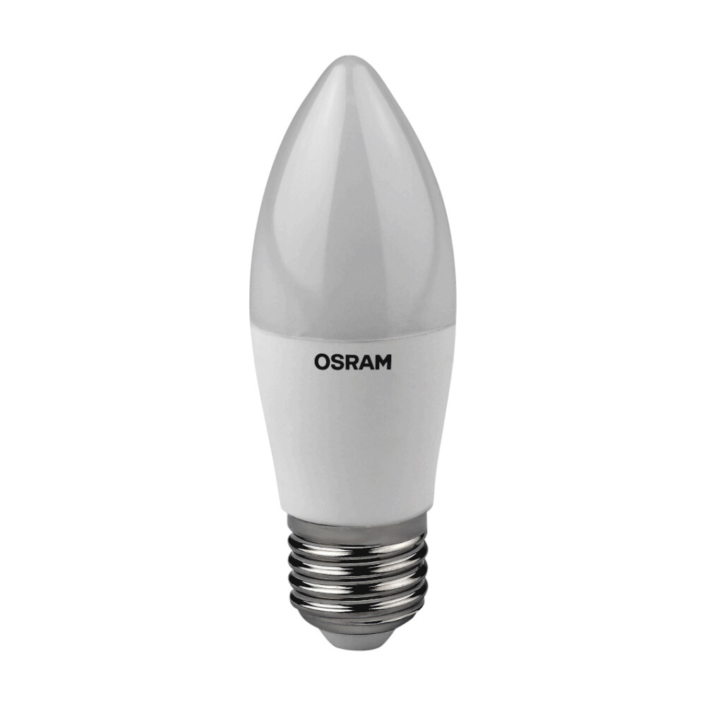 Лампа светодиодная Osram E27 2700К 9 Вт 806 Лм 170-250 В свеча В75 матовая