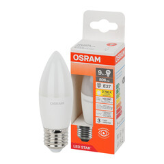 Лампа светодиодная Osram E27 2700К 9 Вт 806 Лм 170-250 В свеча В75 матовая - фото 7