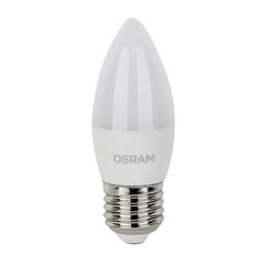 Лампа светодиодная Osram E27 4000К 7 Вт 600 Лм 170-250 В свеча В60 матовая - фото 1