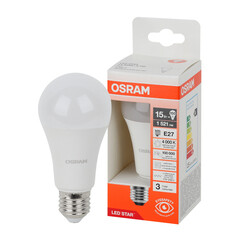 Лампа светодиодная Osram E27 4000К 15 Вт 1521 Лм 170-250 В груша A150 матовая - фото 7