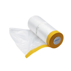 Пленка защитная Deltaroll для малярных работ с клейким краем 10 мкм 2,7х20 м (54 кв.м) - фото 3