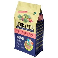 Биоудобрение сухое универсальное Биоселитра Terra Vita 1 кг - фото 1