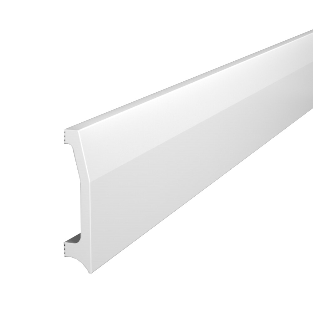 Плинтус экополимер Artiva 14 70х15х2000 мм белый (RT037)