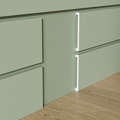 Плинтус экополимер Cosca 100х10х2000 мм белый (PX057) - фото 3