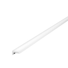 Плинтус экополимер Cosca 10х21х2000 мм белый (PL015) - фото 1