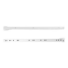 Направляющие роликовые 500х1,1 мм белые (1 комплект) - фото 3