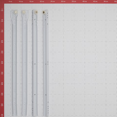 Направляющие роликовые 500х1,1 мм белые (1 комплект) - фото 2