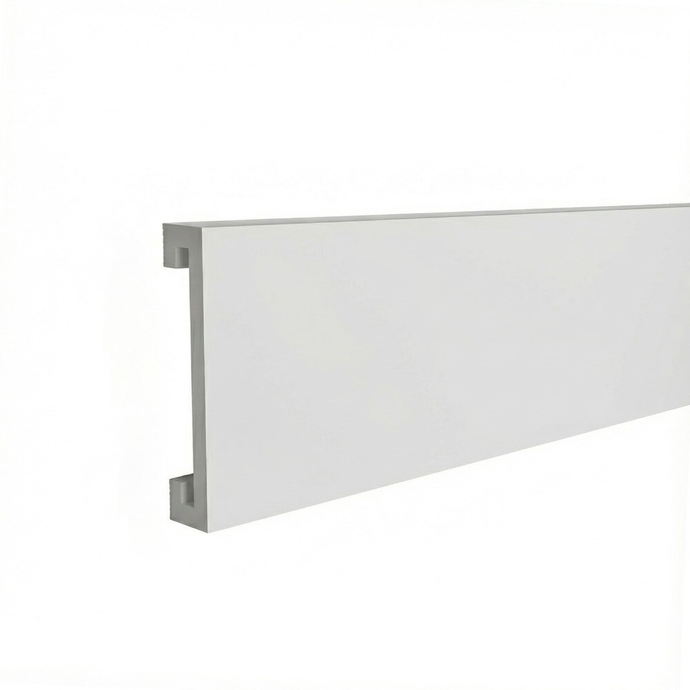 Плинтус экополимер Stella Дольче 70х15х2000 мм белый (4631176119195)