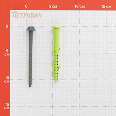 Дюбель фасадный Hard-Fix АНФ-Б с шурупом шестигранная головка 10х100 мм (100 шт.) - фото 2