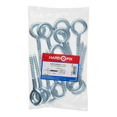 Шуруп-кольцо для крепления строительных лесов Hard-Fix DIN 4420 12х90 мм (12 шт.) - фото 3