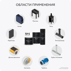 Эмаль термостойкая Elcon КО-8101 серая матовая 200 градусов 25 кг - фото 5