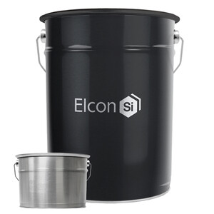 Эмаль полиуретановая Elcon PU желтая RAL 1023 полуглянцевая 20 кг + 1,88 кг