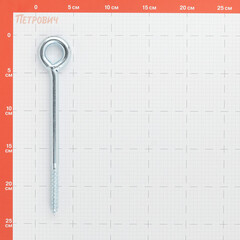 Шуруп-кольцо для крепления строительных лесов Hard-Fix DIN 4420 12х190 мм (15 шт.) - фото 2