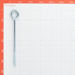 Шуруп-кольцо для крепления строительных лесов Hard-Fix DIN 4420 12х230 мм (10 шт.) - фото 2