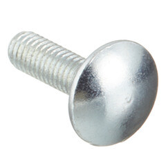 Болт мебельный оцинкованный 6х20 мм DIN 603 полусферическая головка с гайкой (10 шт.) - фото 4