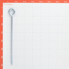 Шуруп-кольцо для крепления строительных лесов Hard-Fix DIN 4420 12х300 мм (10 шт.) - фото 2