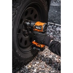 Гайковерт ударный аккумуляторный бесщеточный AEG Проф BSS18MTF12BL-402C 18 В 4 Ач Li-Ion 2 АКБ и ЗУ (19308258) - фото 5