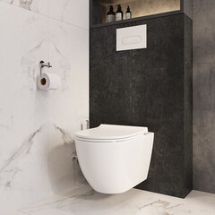 Комплект инсталляции Vitra с унитазом VitrA Mia Round и сиденьем микролифт (9873B003-7205) - фото 3