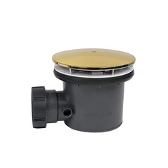 Изображение товара Сифон для душевого поддона Wirquin Турбийон 40-40/50 мм со съёмным стаканом слив d90 мм с выпуском d115 мм с соединением 40/50 мм (30987198)