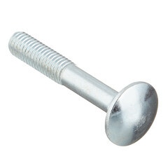 Болт мебельный оцинкованный 8х50 мм DIN 603 полусферическая головка с гайкой (4 шт.) - фото 4