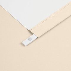 Рулонная штора блэкаут 160х175 см Domlegrand Блэкаут Титан крем - фото 5