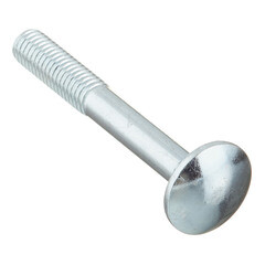 Болт мебельный оцинкованный 8х60 мм DIN 603 полусферическая головка с гайкой (4 шт.) - фото 4