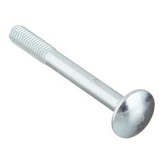 Болт мебельный оцинкованный 8х70 мм DIN 603 полусферическая головка с гайкой (4 шт.) - фото 4