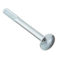 Болт мебельный оцинкованный 8х80 мм DIN 603 полусферическая головка с гайкой (2 шт.) - фото 4