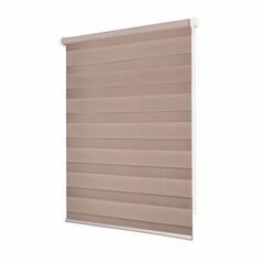 Рулонная штора день-ночь 60х160 см Domlegrand Easy Fix бежевая - фото 4