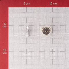 Полкодержатель-стяжка d20 мм белый со штоком 11 мм (4 шт.) - фото 3