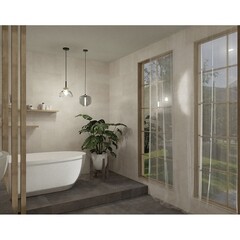 Керамогранит Axima Ronda светло-серый 600х600х8 мм (5 шт.=1,8 кв.м) - фото 2